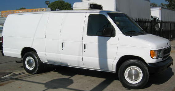 1998 Ford E350 One Ton Extended Refrigerated Cargo Van P2544 7716